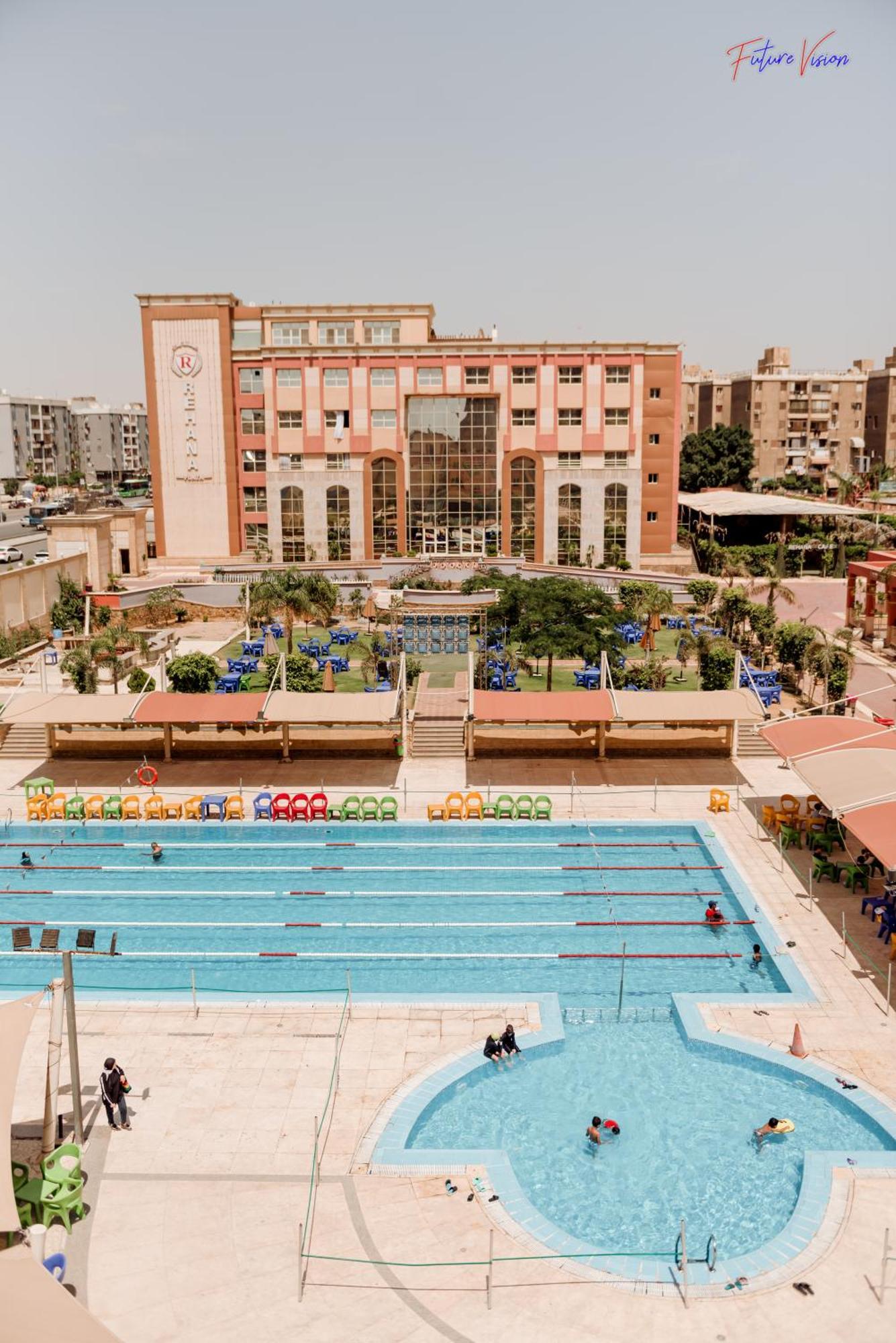 Rehana Plaza Hotel Кайро Екстериор снимка The swimming pool at the club